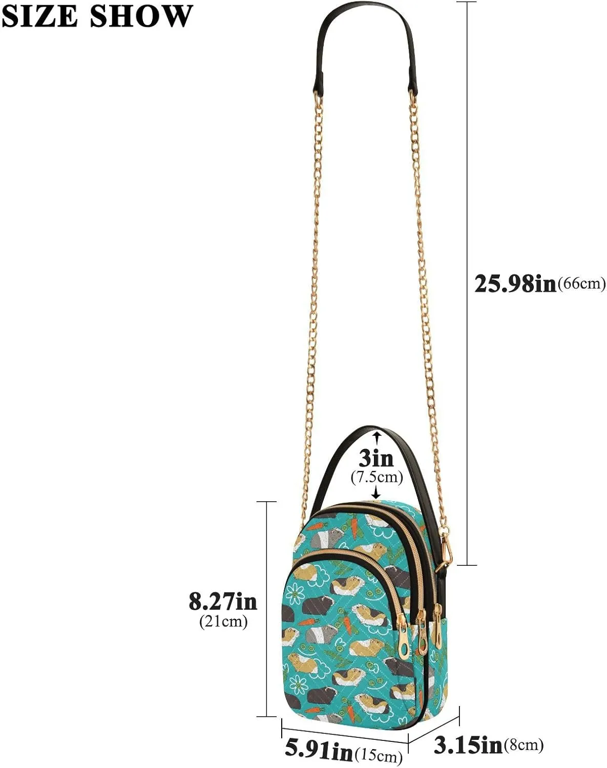 Joisal Womens Purses Crossbody Multi Pockets Mens Shoulder Bags Crossbody, Mini Purses for Women