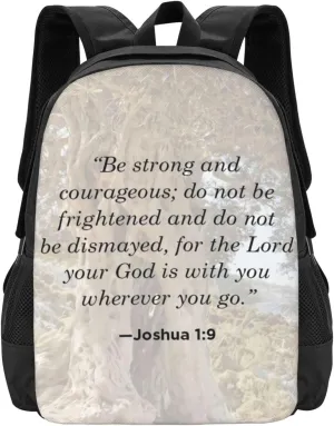 Joshua 1 ：9 Lightweight Packable Backpack Travel Casual Large Capacity Daypack Foldable Backpack For Men Women