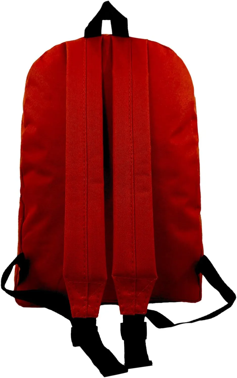 K-Cliffs 18in Classic Backpack Basic Bookbag Simple School Book Bags Vintage Emergency Daypack w/Padded Back & Side Pocket