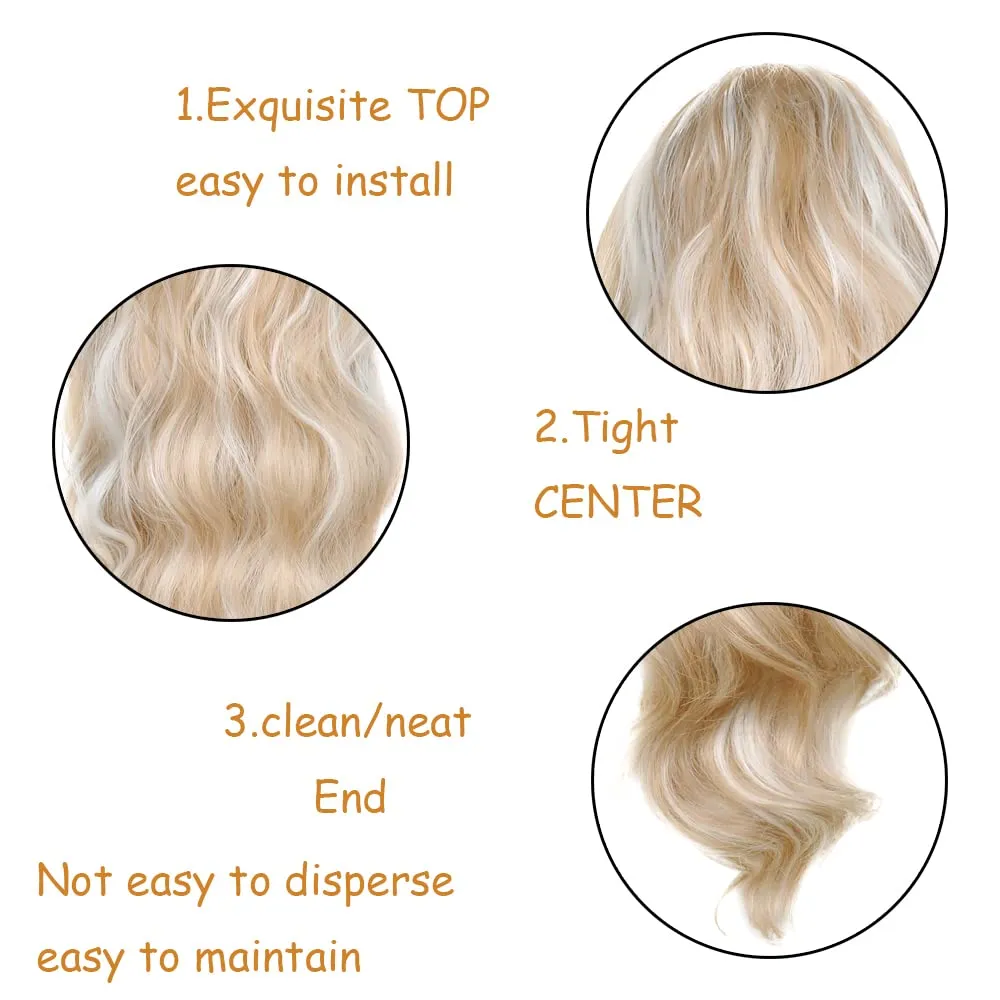 KETHBE Drawstring Ponytail Extension Long Wavy Clip in Pony Tail Hair Extensions Synthetic Hairpieces for Women (16H60)