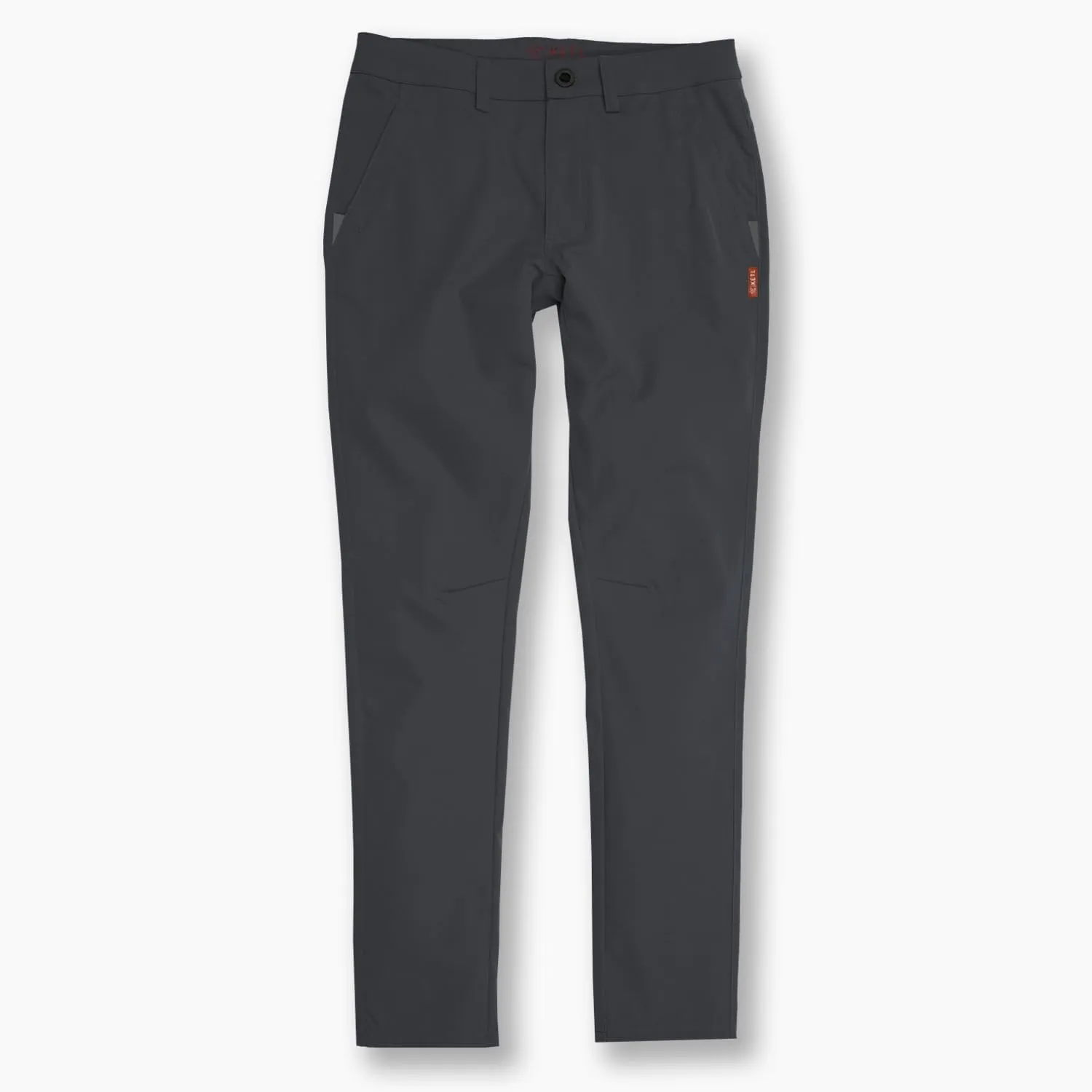 KETL Tomfoolery Travel Pants: Stretchy, Packable, Casual Chino Style W/Zipper Pockets - Men's