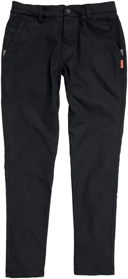 KETL Tomfoolery Travel Pants: Stretchy, Packable, Casual Chino Style W/Zipper Pockets - Men's