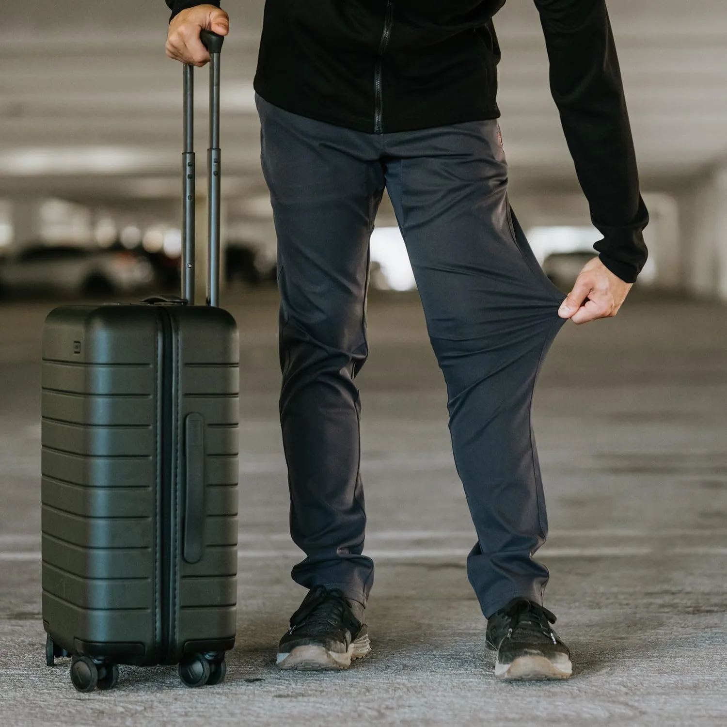 KETL Tomfoolery Travel Pants: Stretchy, Packable, Casual Chino Style W/Zipper Pockets - Men's