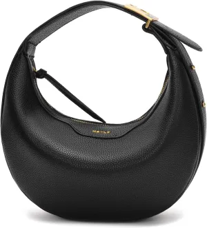 Keyli Crescent Shoulder Bag for Women Trendy Leather Crossbody Hobo Purse Vegan Clutch Handbag Adjustable Strap