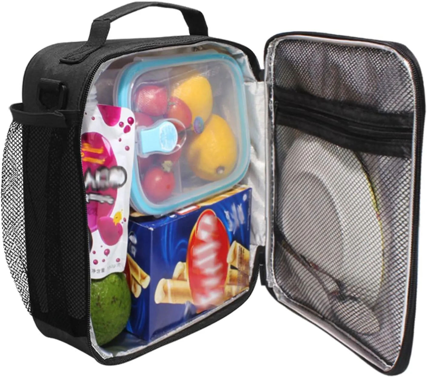 Kids Lunch Box Rainbow Flame Dragon Cooler Insulated for Boys and Girls, Lunch Bag with Shoulder Strap for School, Picnic Meal 20847440