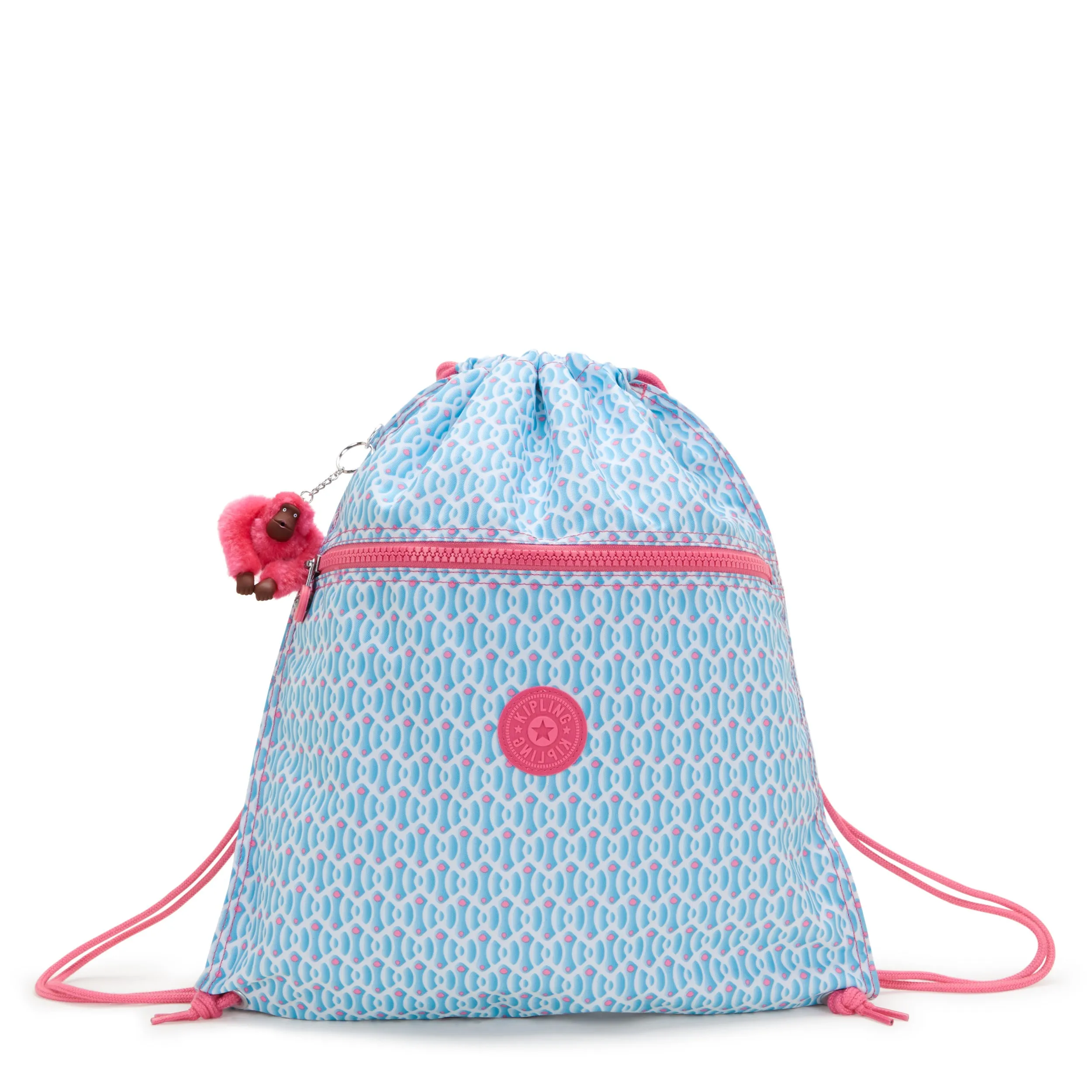 KIPLING Medium backpack (with drawstring) Female Dreamy Geo C Supertaboo  -  I5637-D1W