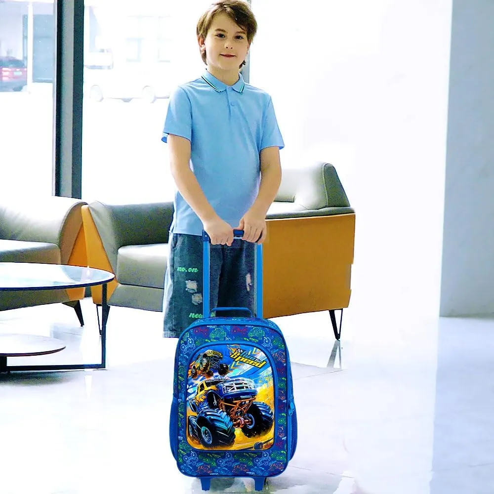 KLFVB Kids Luggage for Boys Girls, Cute Rolling Wheels Suitcase for Toddler, Children Travel Carry on Suitcase