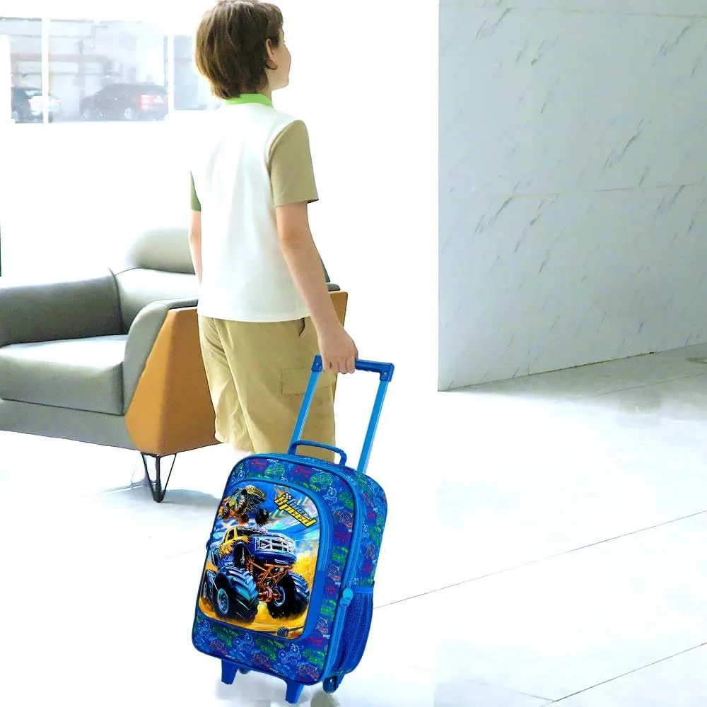 KLFVB Kids Luggage for Boys Girls, Cute Rolling Wheels Suitcase for Toddler, Children Travel Carry on Suitcase