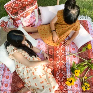 Kollab | Holiday Fringed Picnic Mat 1.45 x 1.45m | Goa