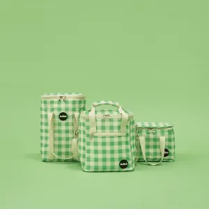 Kollab | Holiday Wine Cooler Bag | Kelly Green Check