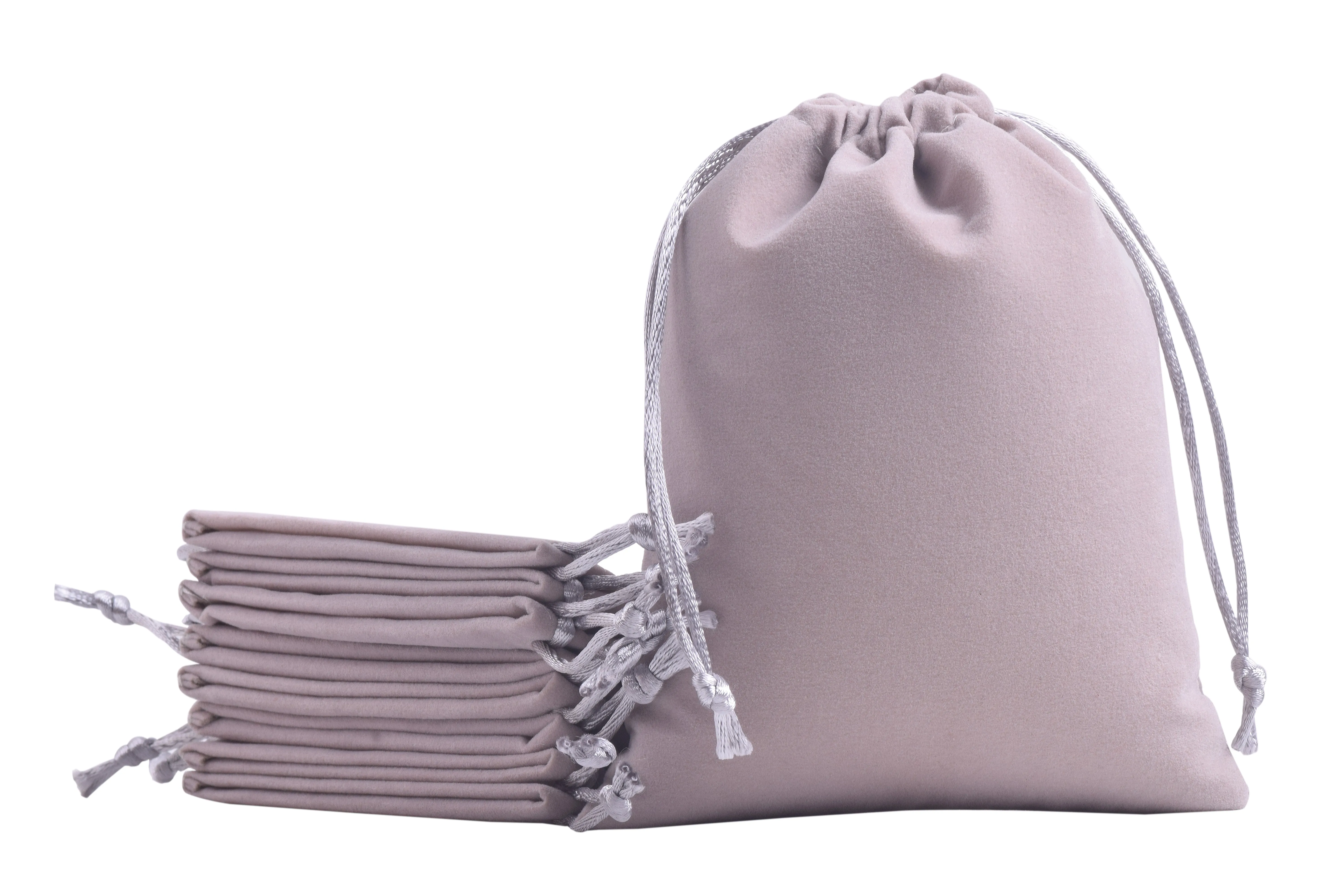 KONMAY Drawstring Velvet Gift Bags, Customizable Drawstring Jewellery Pouches