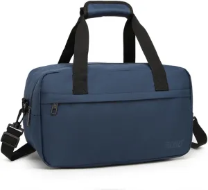 Kono Travel Duffel - 14L Under Seat Carry-On Sports Tote Gym Weekender Overnight Bag - 13.78"x7.87"x7.87" Navy