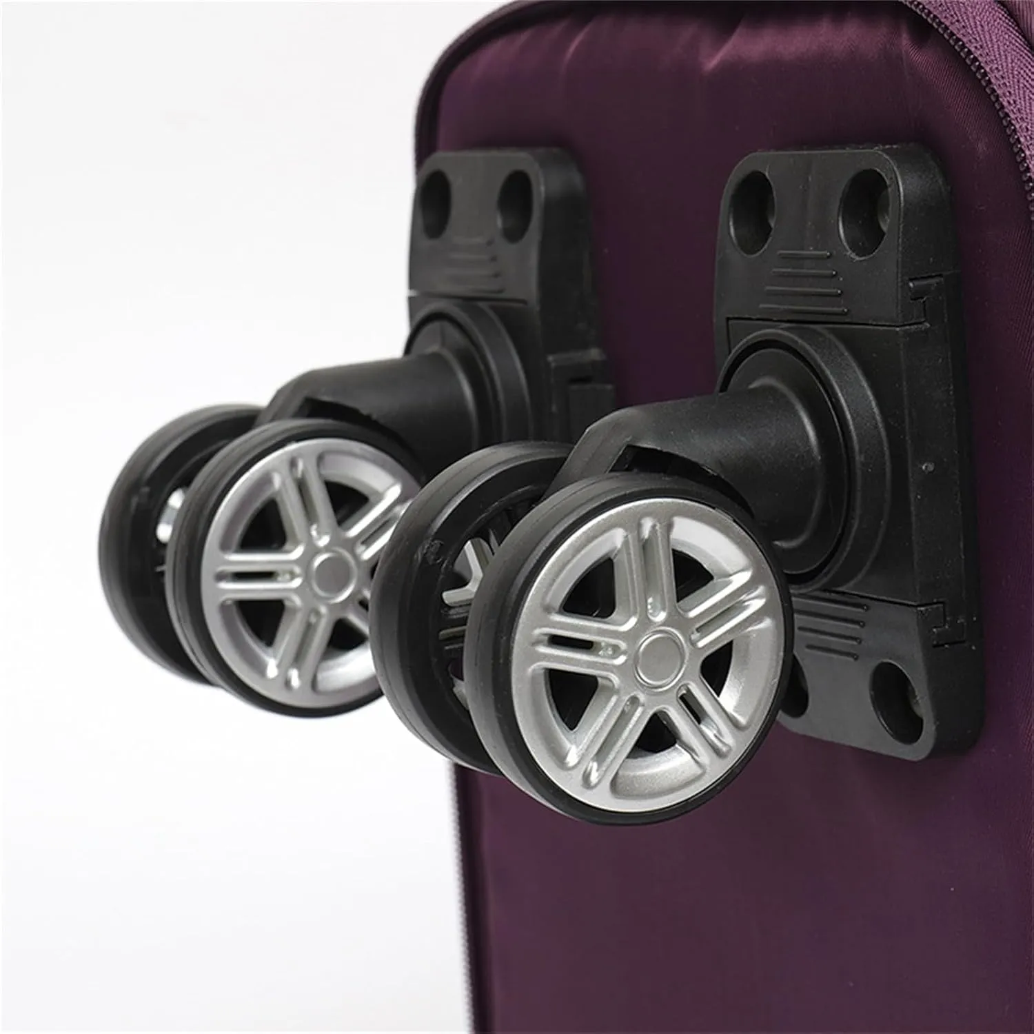 Kulken Travel Bag with Wheels, 2025 New Large Capacity Travel Bag - Universal Wheel Removable (non-wheeled, Dark Purple)