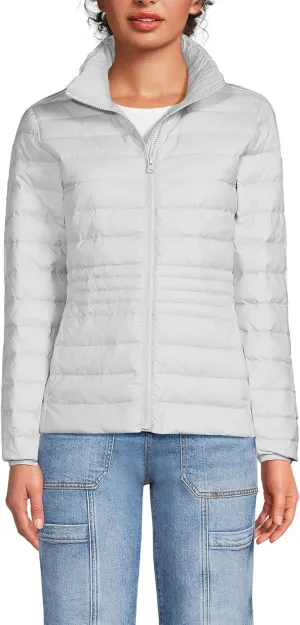 Lands' End Women's Wanderweight Ultralight Packable Down Jacket