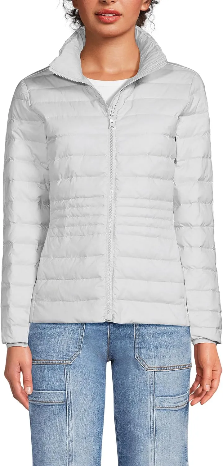 Lands' End Women's Wanderweight Ultralight Packable Down Jacket