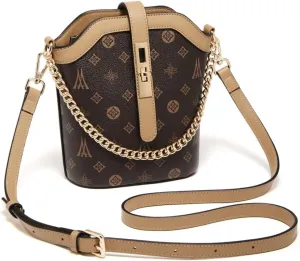 LAORENTOU Vegan Leather Small Crossbody Bags for Women Designer Cell Phone Bag Wallet Purses Adjustable Strap