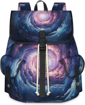 Laptop Backpacks Galaxy Space Travel Backpack for Women Work Backpack Computer Bag for Business Travel Fits 15 Inch Laptop