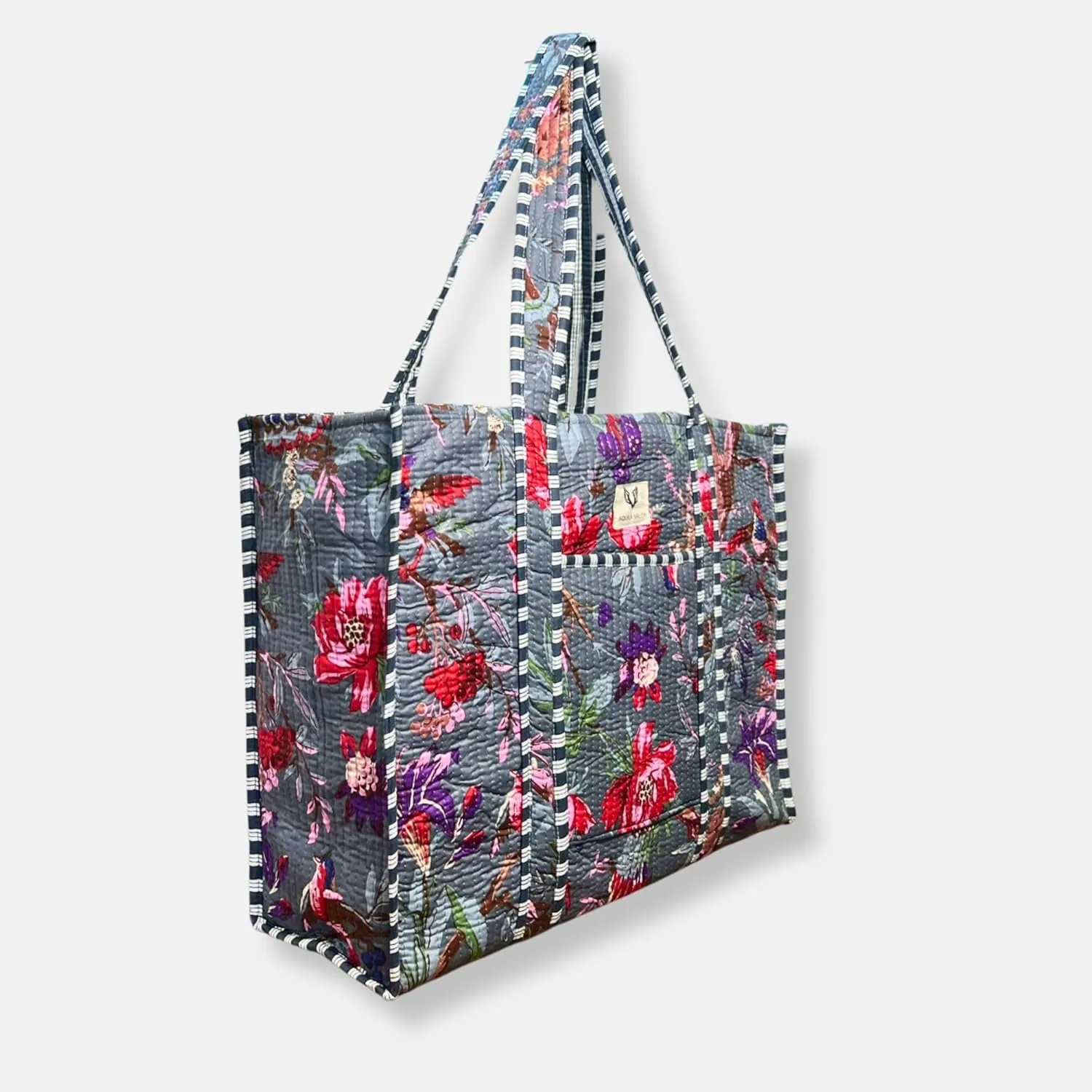 Large Capacity Shoulder Tote Bag 100% Cotton Shopping Bag