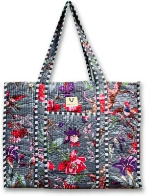 Large Capacity Shoulder Tote Bag 100% Cotton Shopping Bag