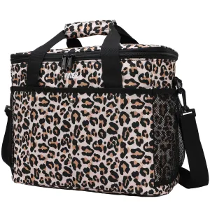 Large Leopard Print Cooler Bag