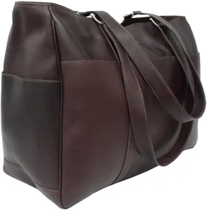 Large Shopping Bag, Chocolate, One Size