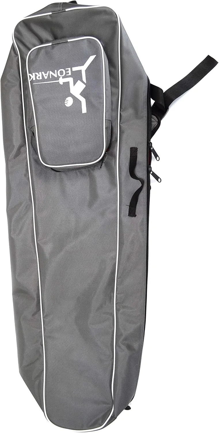 LEONARK Fencing Draw-bar Wheel Bag for Epee Saber and Foil - Hema Sword Bag Trolley Case for Fencing Suit and Mask