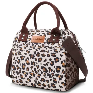 Leopard Print Lunch Bag-2 Carrying Options
