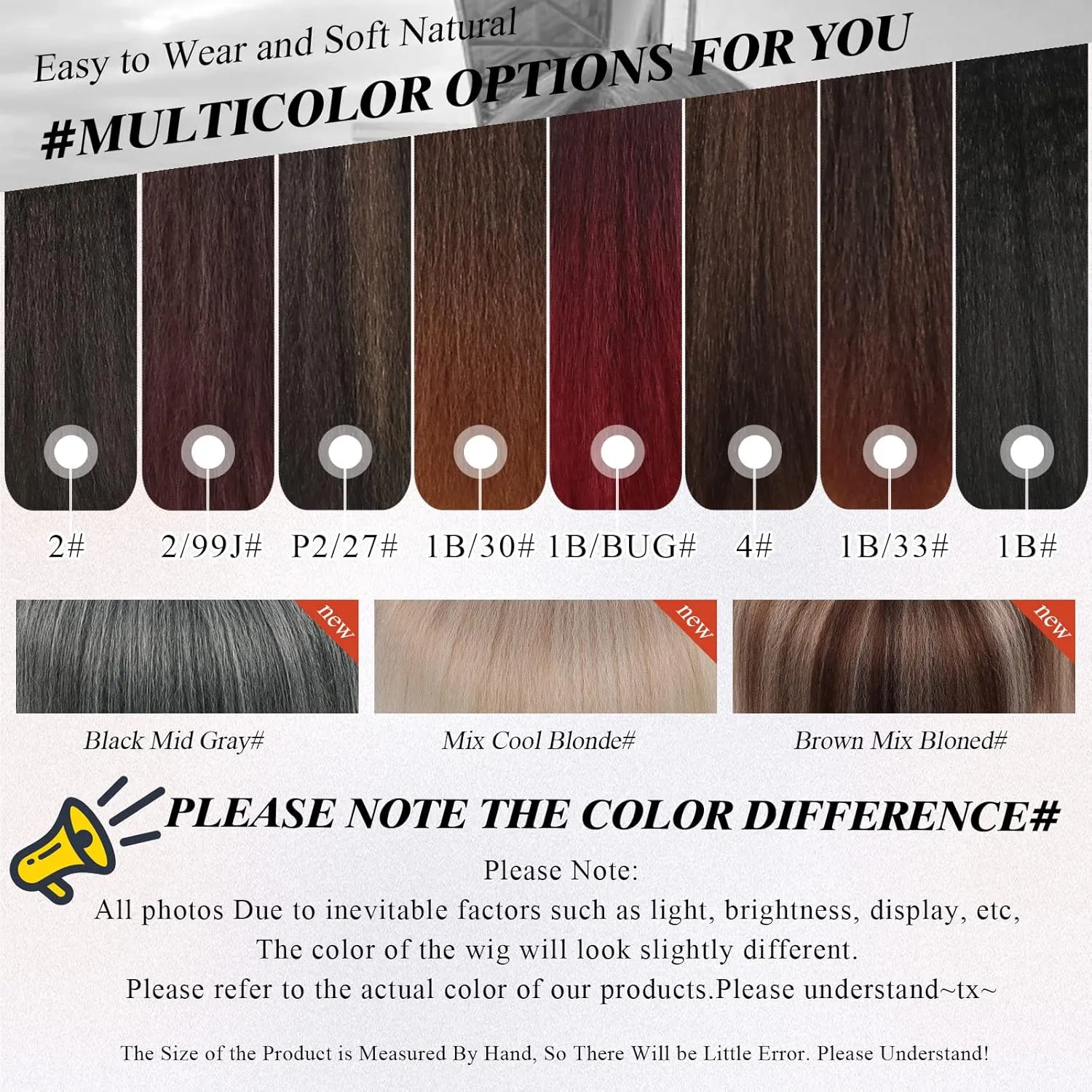 LEOSA Kinky Straight Ponytail Extension 14 inch Drawstring Ponytails for Black Women Short Ombre Burgundy Yaki Drawstring Ponytail Hair Extensions Clip on Natural Hair Ponytail (14 Inch, 1B-33#)
