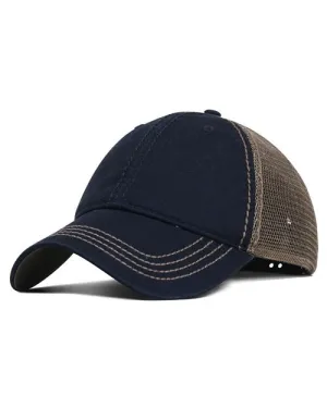 Liberty Bags Garment Washed Cotton Mesh Back Cap - Liberty Bags F787