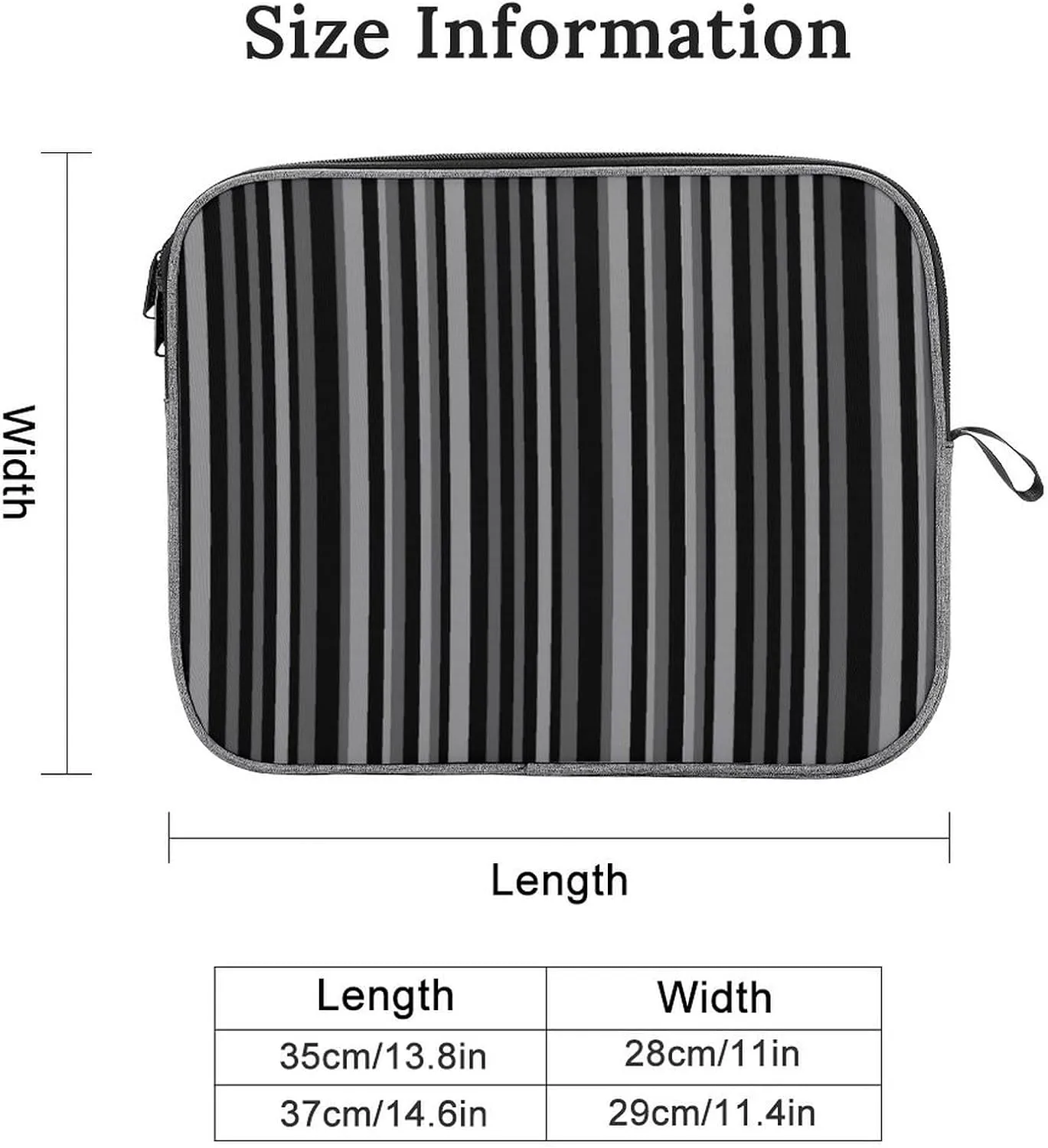 Lines Navy Blue And Yellow Large Capacity Portable Laptop Case Unisex