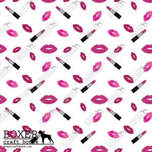 Lipstick Kisses Glitter Lips