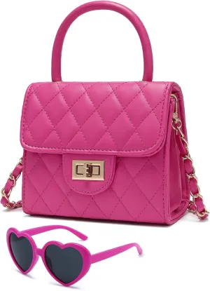 Little Girl Purse Toddler Purse Childrens Purses for Girls (Hot Pink)