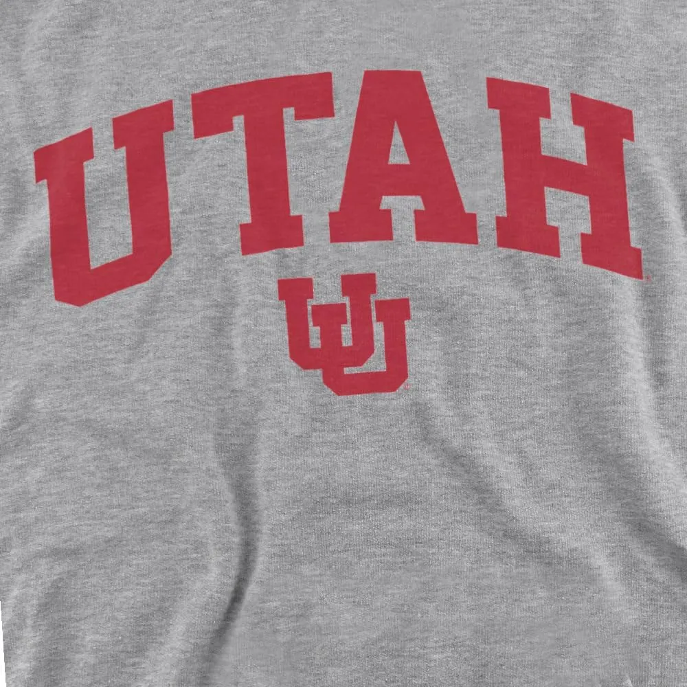 LOGOVISION University of Utah One Color Arch Unisex Adult Crewneck Sweatshirt
