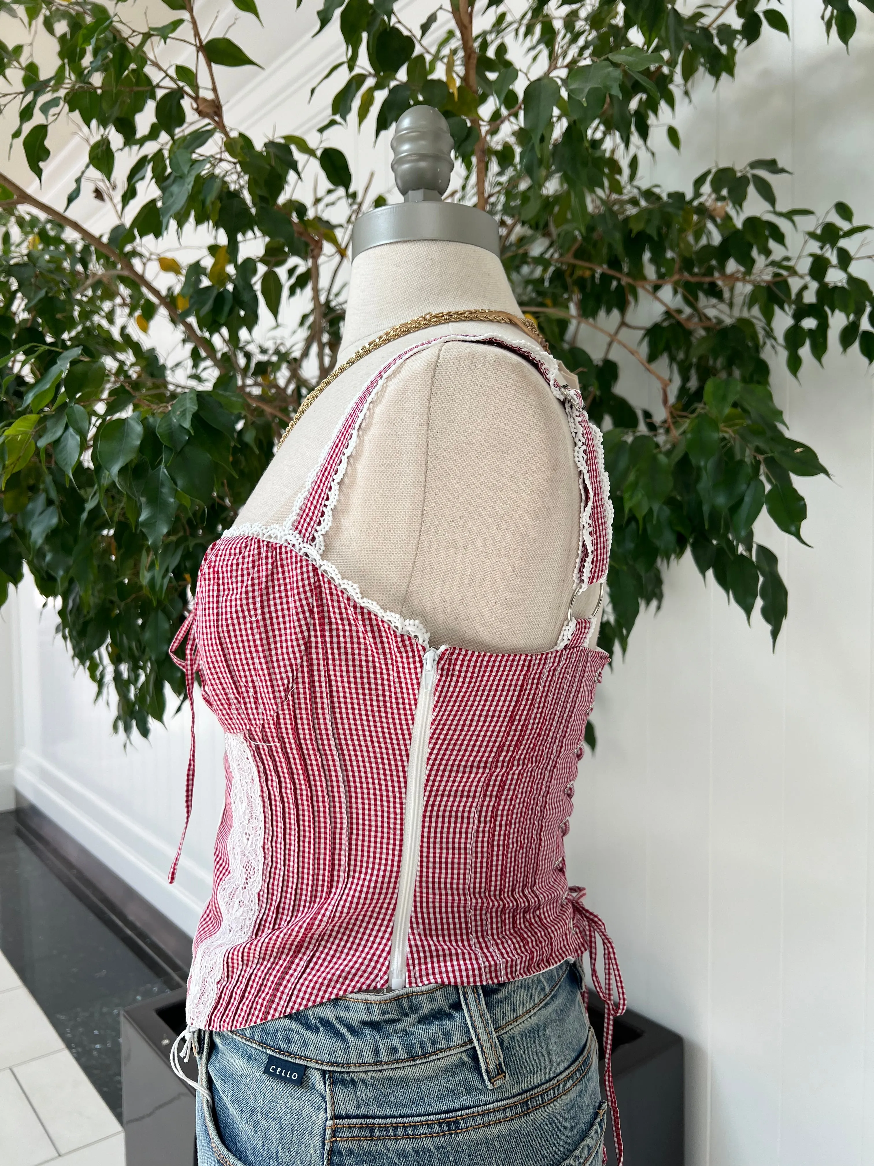 Love In Gingham Top