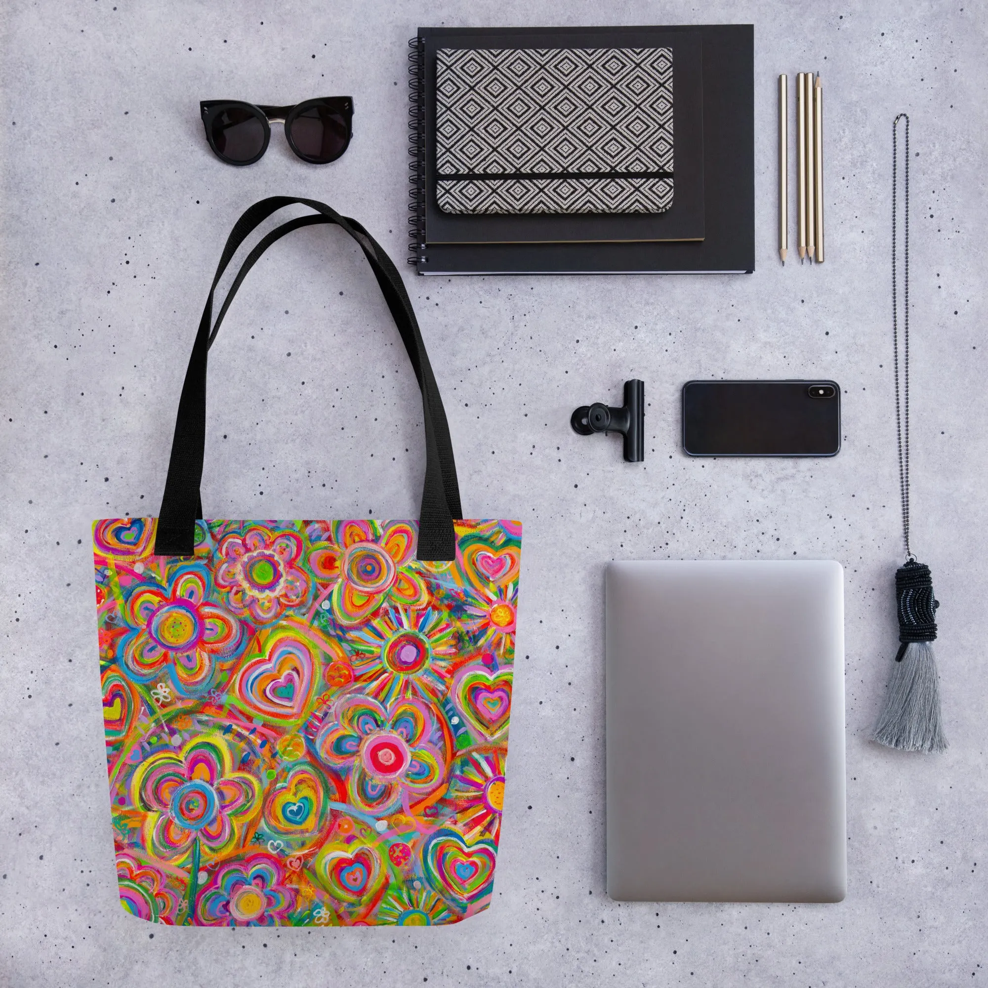 Love in Neon Tote Bag