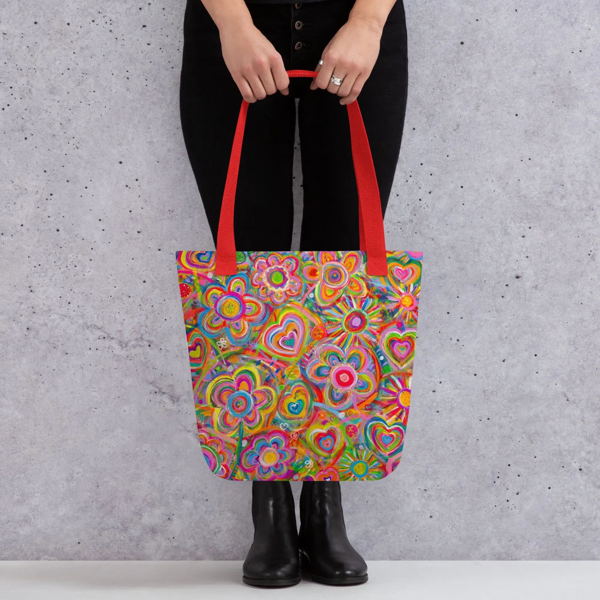 Love in Neon Tote Bag