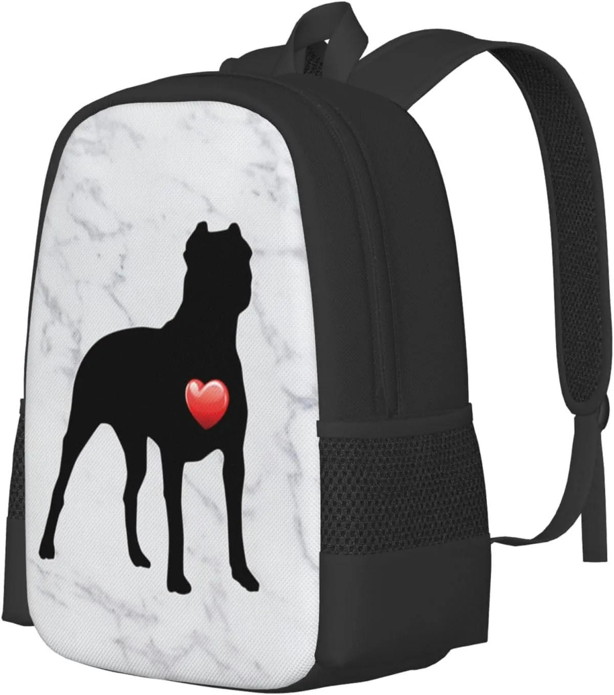Love Pit Bull Classic Large Capacity Travel Backpack, Men Women Fashion Outdoor Camping Bag