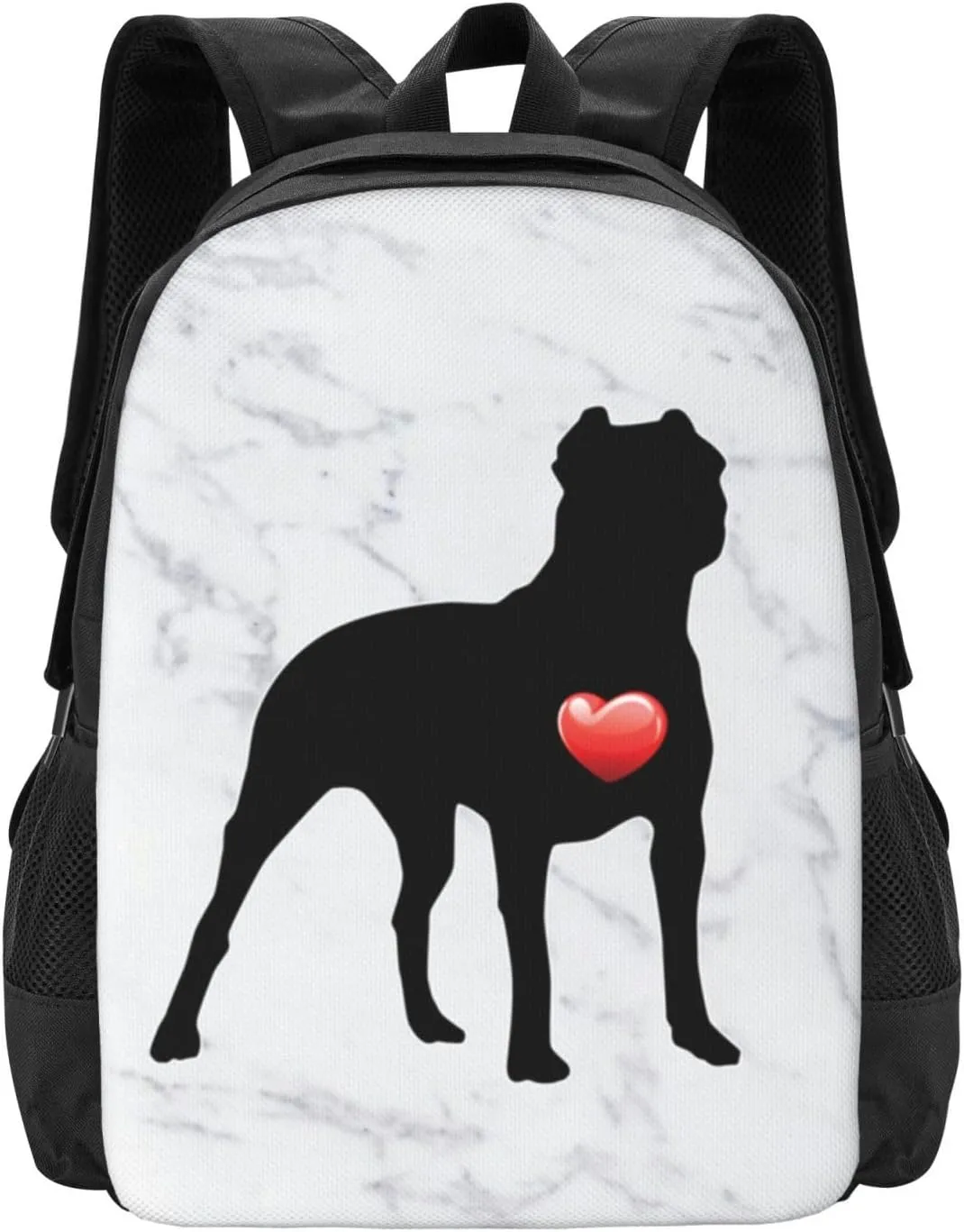 Love Pit Bull Classic Large Capacity Travel Backpack, Men Women Fashion Outdoor Camping Bag