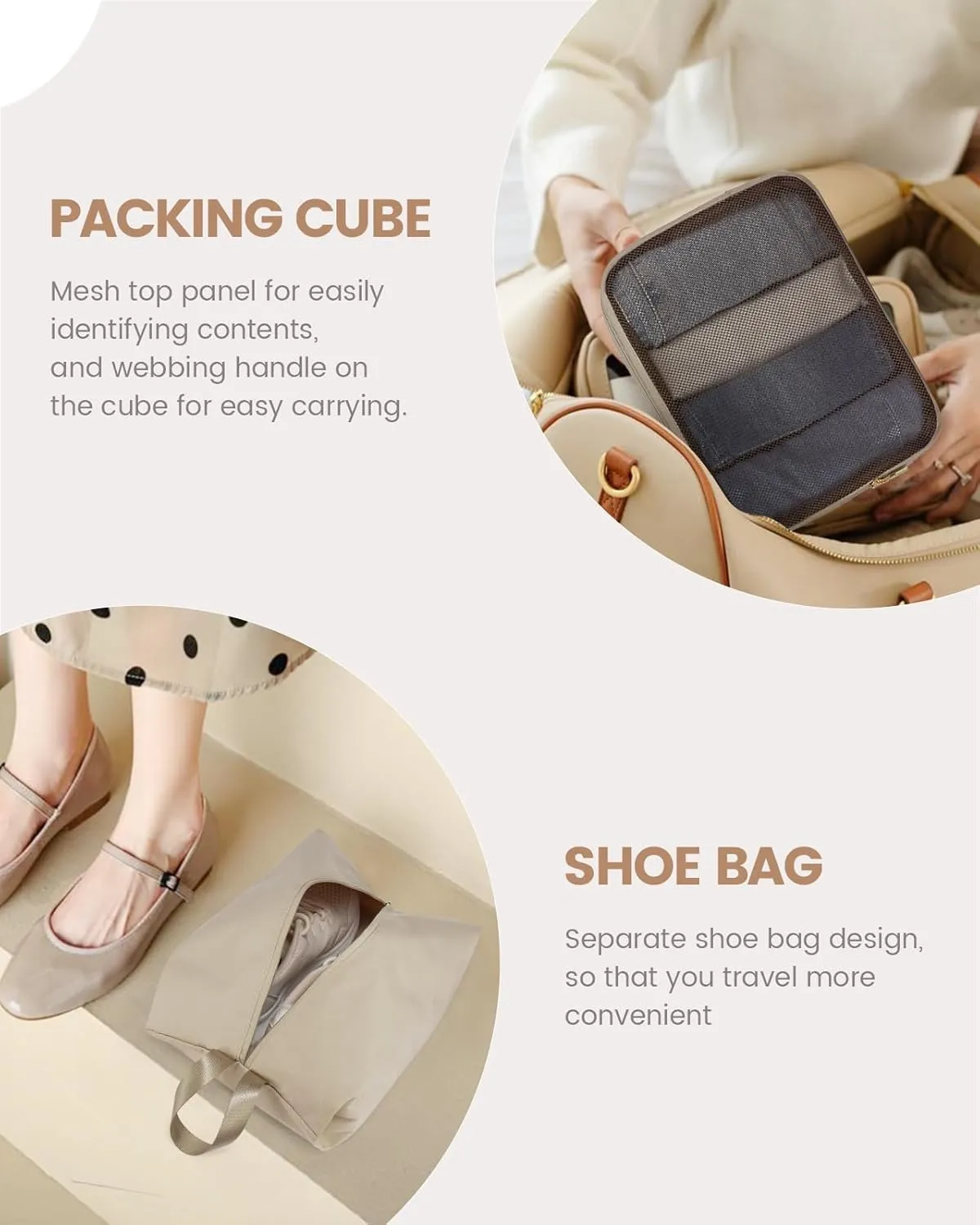 LOVEVOOK Travel Duffle Bag Women,Weekender Bags with Clear Toiletry, Carry on Overnight with Shoe Bag,Hospital Bags for Labor Delivery with Packing Cube