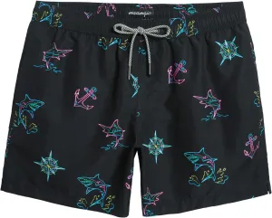 maamgic Mens Swim Trunks 5" with Mesh Lining Quick Dry Bathing Suits for Men Swim Shorts Swimwear