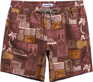 maamgic Mens Swim Trunks Quick Dry Swim Shorts with Mesh Lining Funny Swimwear Bathing Suits 7inch