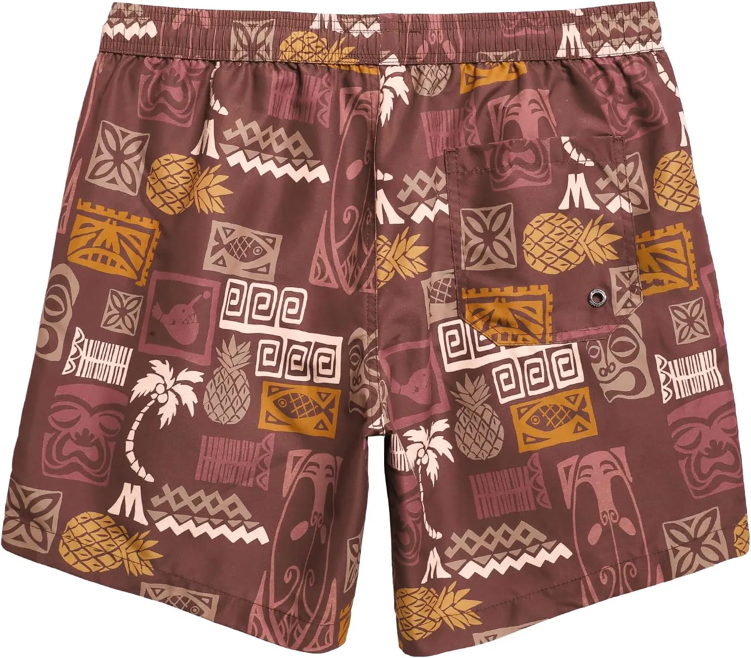 maamgic Mens Swim Trunks Quick Dry Swim Shorts with Mesh Lining Funny Swimwear Bathing Suits 7inch