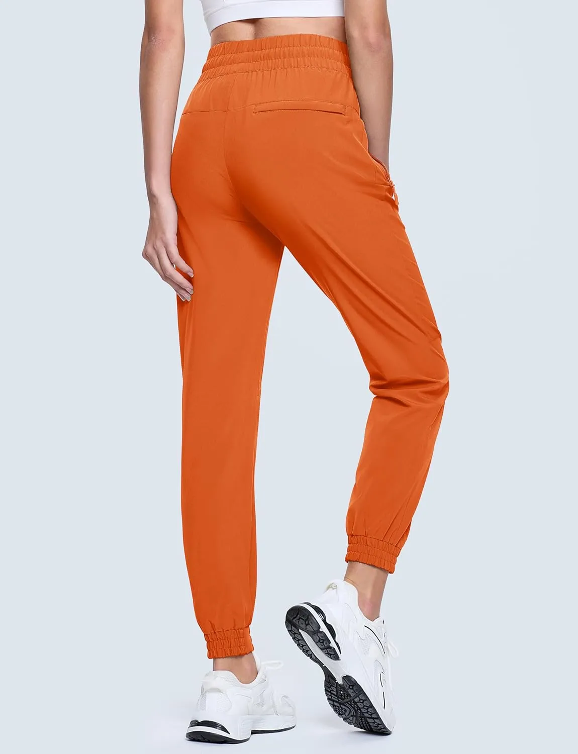 MAGCOMSEN Women's Hiking Pants Lightweight Quick Dry Athletic Running Joggers with Pockets Outdoor Travel Sweatpants