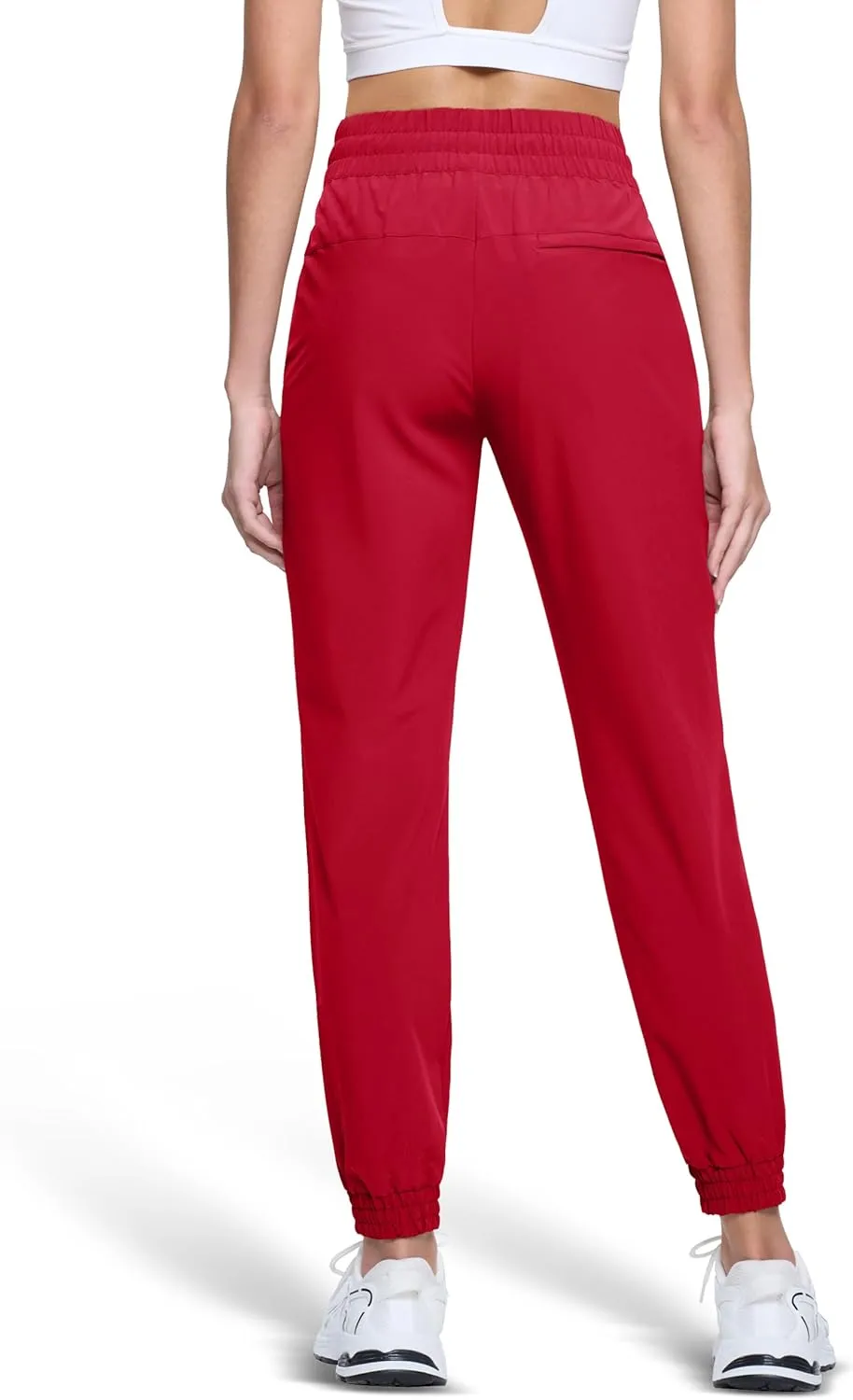 MAGCOMSEN Women's Hiking Pants Lightweight Quick Dry Athletic Running Joggers with Pockets Outdoor Travel Sweatpants