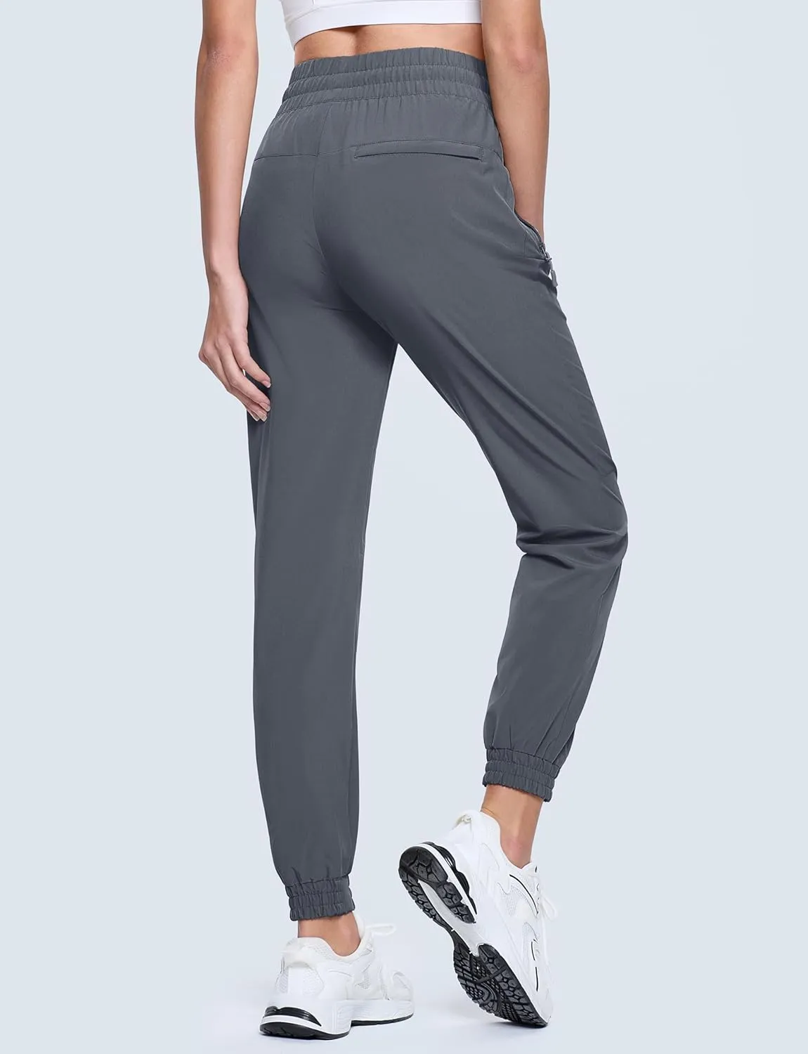 MAGCOMSEN Women's Hiking Pants Lightweight Quick Dry Athletic Running Joggers with Pockets Outdoor Travel Sweatpants