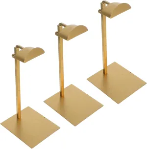 MAGICLULU 3 Pcs Handbag Display Stand Stainless Steel Handbag Display Stand Adjustable Height Bag Display Stand Purse Display Stand For Malls Shops