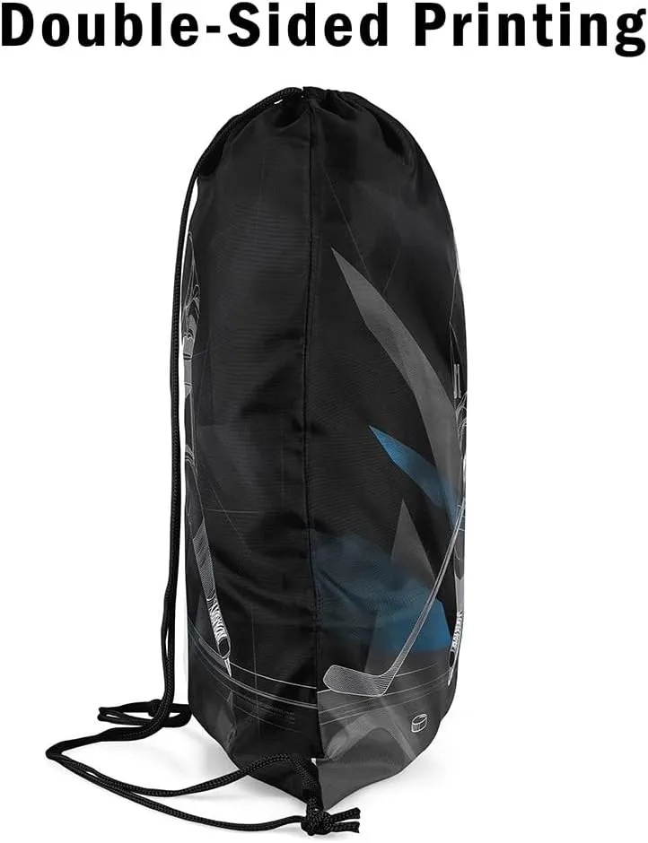 Manfei Ice Hockey Sports Drawstring Backpack