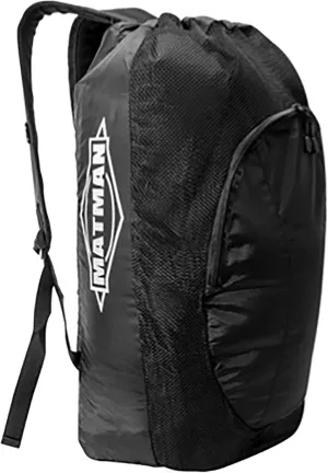 Matman U.S.A. Wrestling The Small Gear Bag Lightweight Adjustable Nylon Mesh Sports Bag 18” x 7.5” x 7.5”
