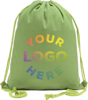 Mato & Hash Personalized Drawstring Backpacks, Insert your logo here Cotton String Bags