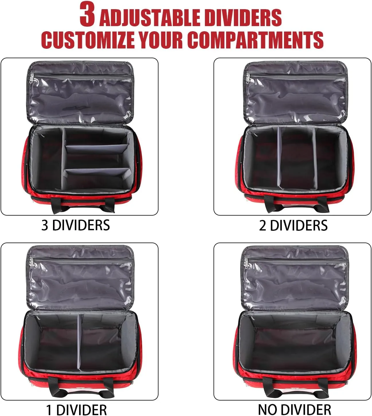 Medical Bag Rolling Roller Bag Trolley Duffel Nurses EMT CNA RN Empty for First Aid Responder Home Health Care Nursing Student Roll Duffle Bag Carry on Wheels Wheeled Work Physicians Doctor